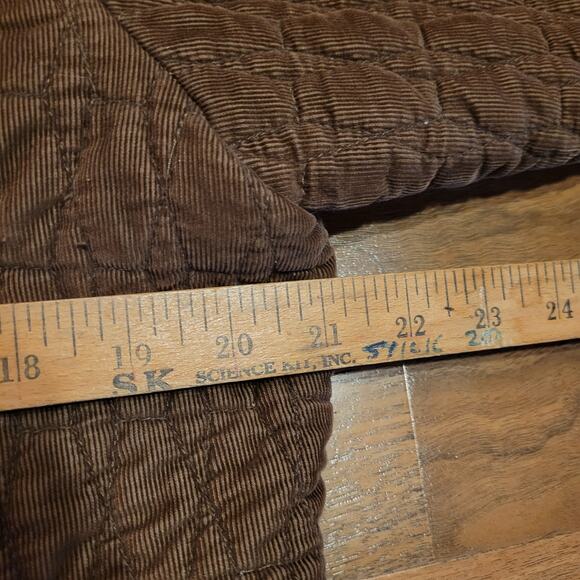 Vintage Pacific Trail Corduroy Full Zip Quilted Filled Jacket Brown Womens Large - Picture 9 of 9